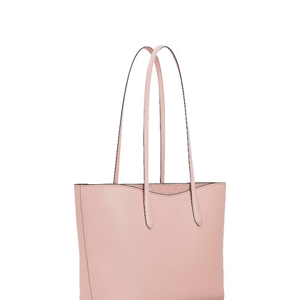 Michael Kors Women's Arden Large Pebbled Leather Tote Bag Powder Blush/Gold