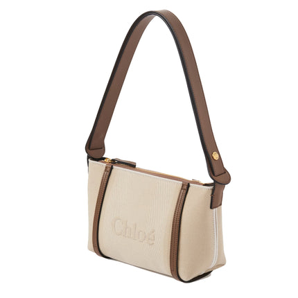 Chloé Women's Carry Shoulder Bag in Canvas Vegetal Beige