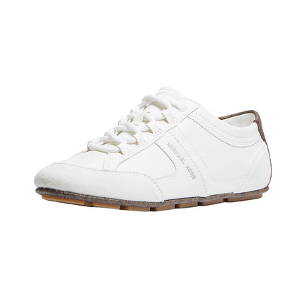Michael Kors Women's Keely Leather Trainer Optic White