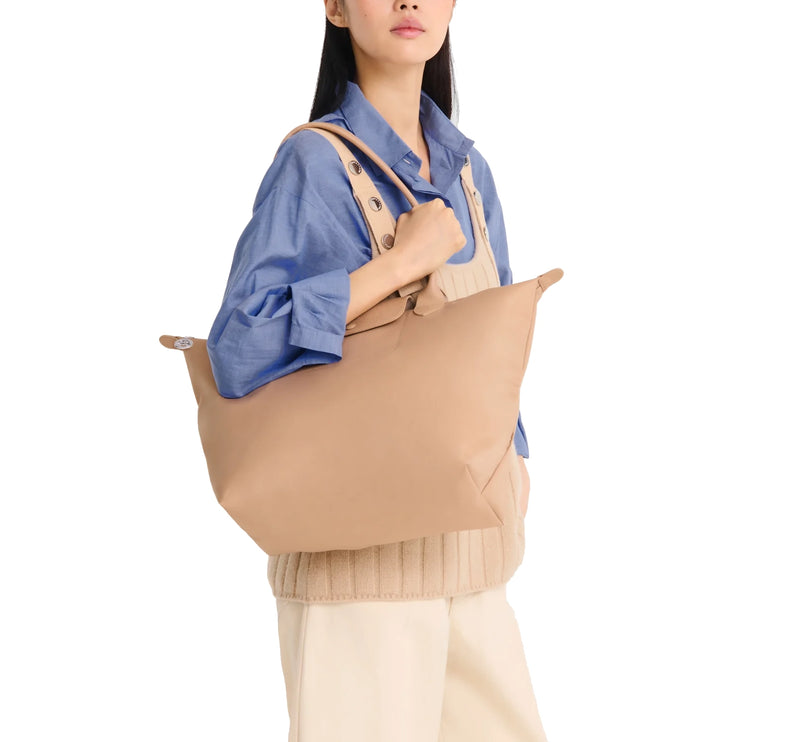 Longchamp Women's Le Pliage One L Tote Bag Beige