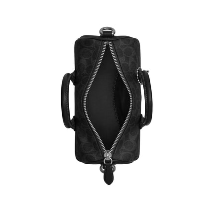 Coach Unisex Compass Bag 25 In Signature Canvas Black