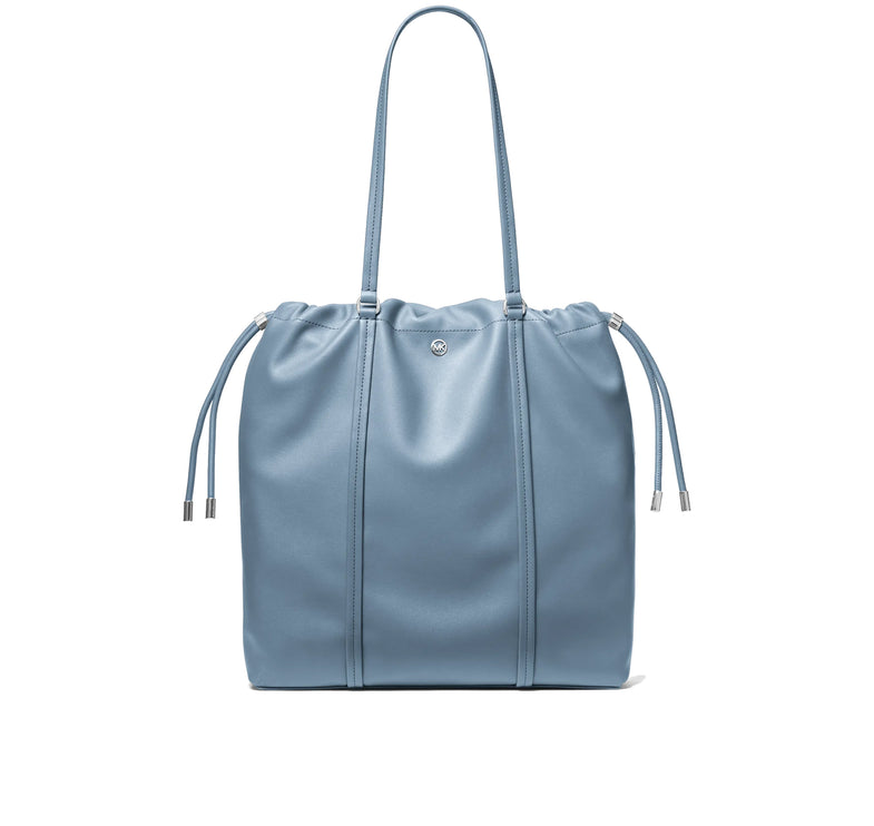 Michael Kors Women's Matilda Large Cinch Tote Bag Denim