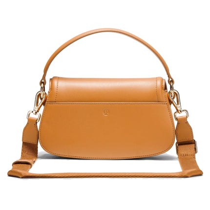 lululemon Unisex Leather Alternative Mini Bag 1.2L Chestnut Brown/Gold