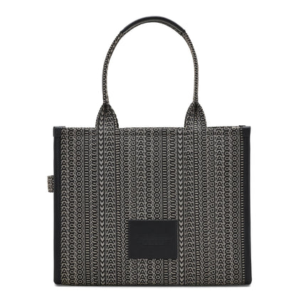 Marc Jacobs Women's The Monogram Jacquard Large Tote Bag Black