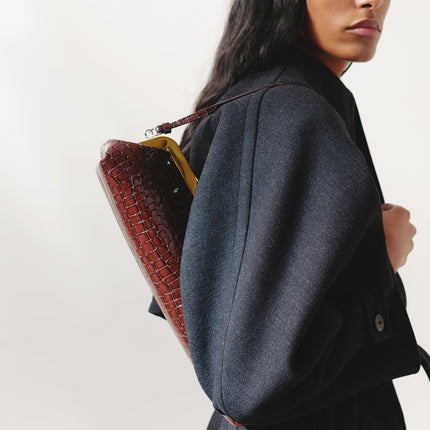 Jacquemus Women's The Salon Clutch Brown