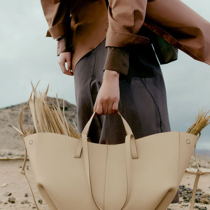 Polène Women's Cyme Edition Textured Sand