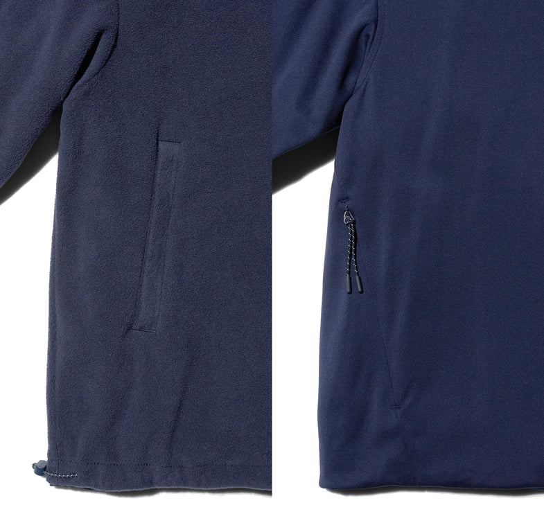 Uniqlo Women's Windproof Fleece Reversible Full-Zip Hoodie 11 Pink