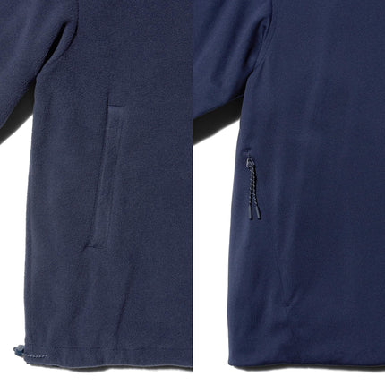 Uniqlo Women's Windproof Fleece Reversible Full-Zip Hoodie 02 Light Gray