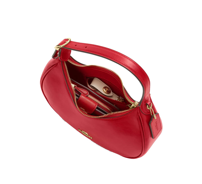 Coach Women's Emily Shoulder Bag Gold/Poppy