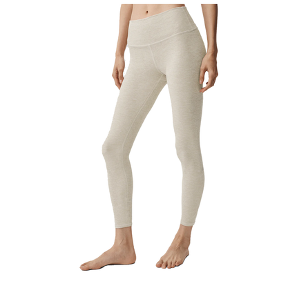 alo Women's Alosoft High-Waist 7/8 Highlight Legging Oatmeal Heather