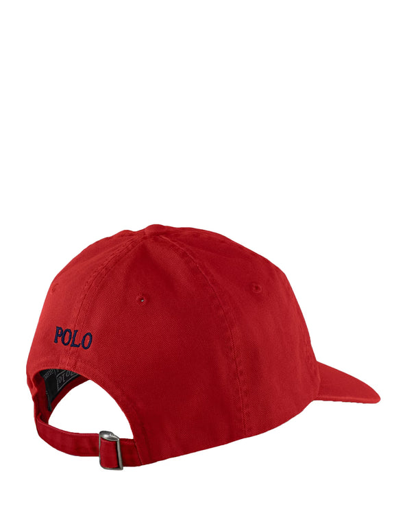 Polo Ralph Lauren Unisex The Iconic Cotton Chino Ball Cap Red/Blue