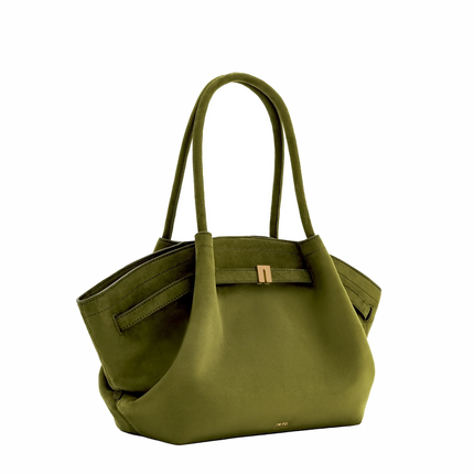 JW PEI Women's Hana Medium Faux Suede Tote Bag Dark Olive