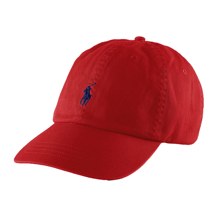 Polo Ralph Lauren Unisex The Iconic Cotton Chino Ball Cap Red/Blue