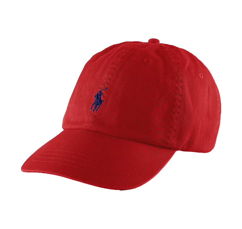 Polo Ralph Lauren Unisex The Iconic Cotton Chino Ball Cap Red/Blue