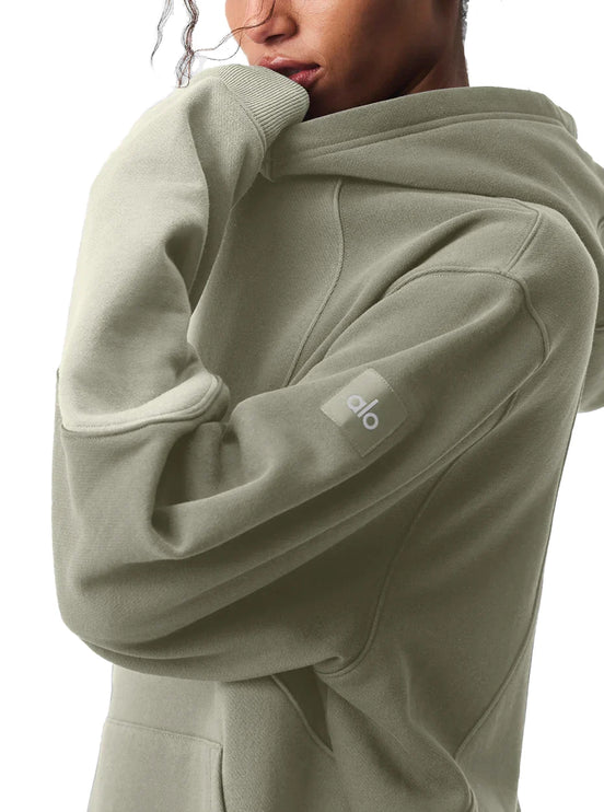 alo Unisex Make Waves Hoodie Limestone Tonal