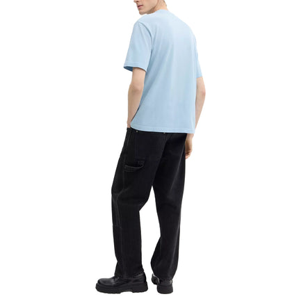 Coach Men's Sun Fade Easy T-Shirt In Organic Cotton Cerulean Light Blue