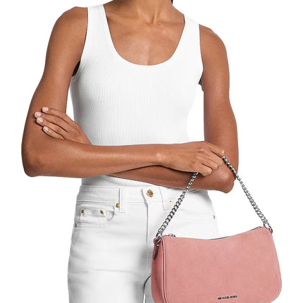 Michael Kors Women's Carmela Medium Convertible Pochette Sunset Rose