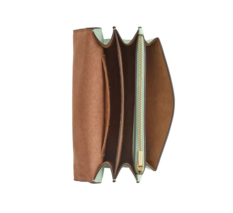 Coach Women's Mini Klare Crossbody Bag With Floral Print Gold/Pale Green