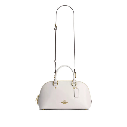 Coach Women's Lara Satchel Bag Gold/Chalk
