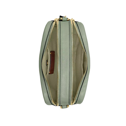 Coach Women's Mini Carey Crossbody Bag Gold/Light Pistachio