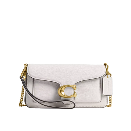 Coach Women's Tabby Chain Crossbody Bag 19 Brass/Chalk