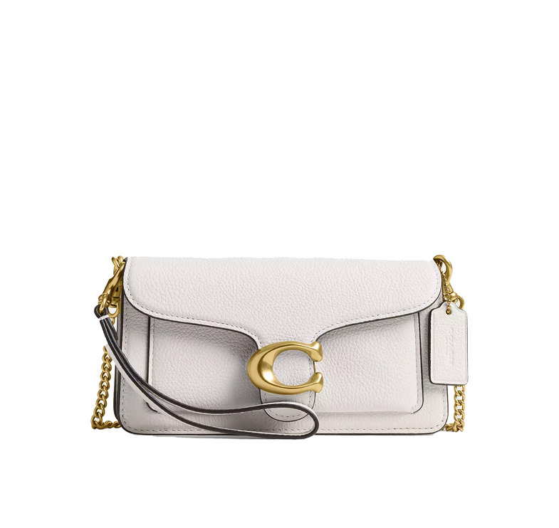 Coach Women's Tabby Chain Crossbody Bag 19 Brass/Chalk