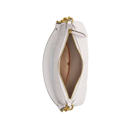 Coach Women's Juliet Shoulder Bag 25 With Quilting Brass/Chalk