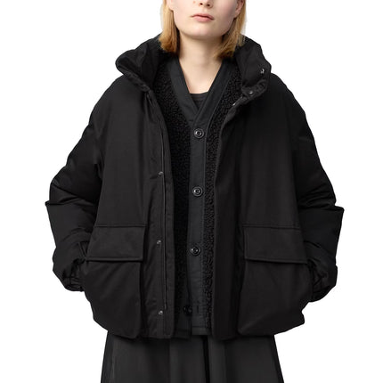 Uniqlo Women's Hybrid Down Short Jacket 09 Black