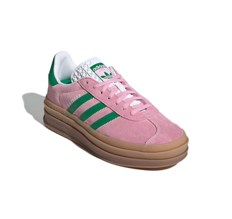 Adidas Women's Gazelle Bold True Pink/Green/Cloud White IE0420