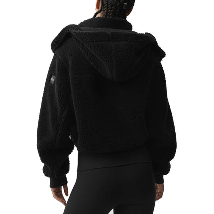alo Women's Foxy Sherpa Jacket Black