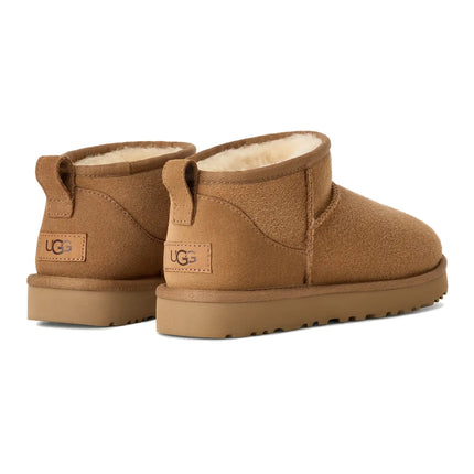 UGG Classic Ultra Mini kadın botu, kahverengi (chestnut) süet