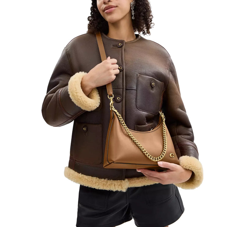 Coach Women's Juliet Shoulder Bag 25 Brass/Honey Brown