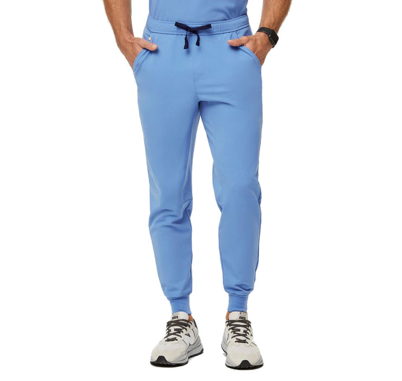 FIGS Men's Tansen Jogger Scrub Pants Ceil Blue
