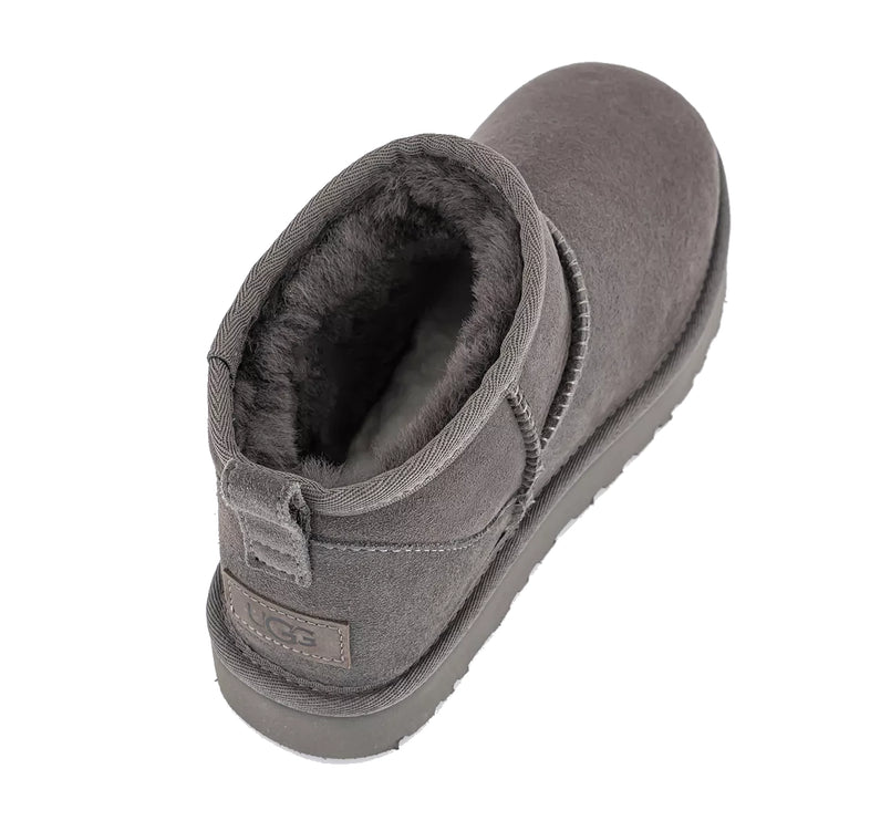 UGG Women's Classic Ultra Mini Boots Grey