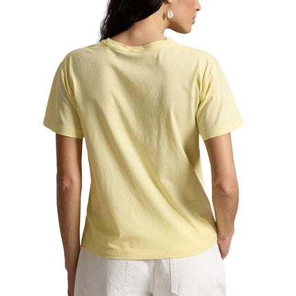 Polo Ralph Lauren Women's Polo Bear Cotton Jersey Tee Bird Yellow