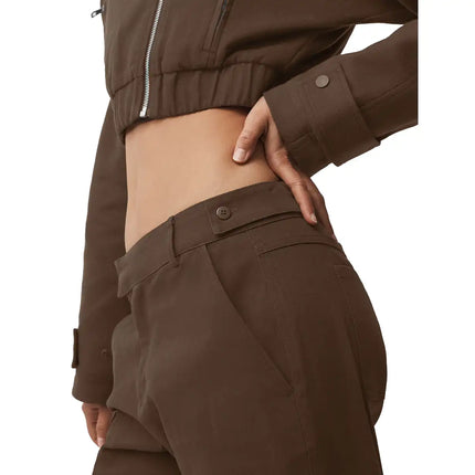 alo Women's High Road Straight Leg Pant Espresso