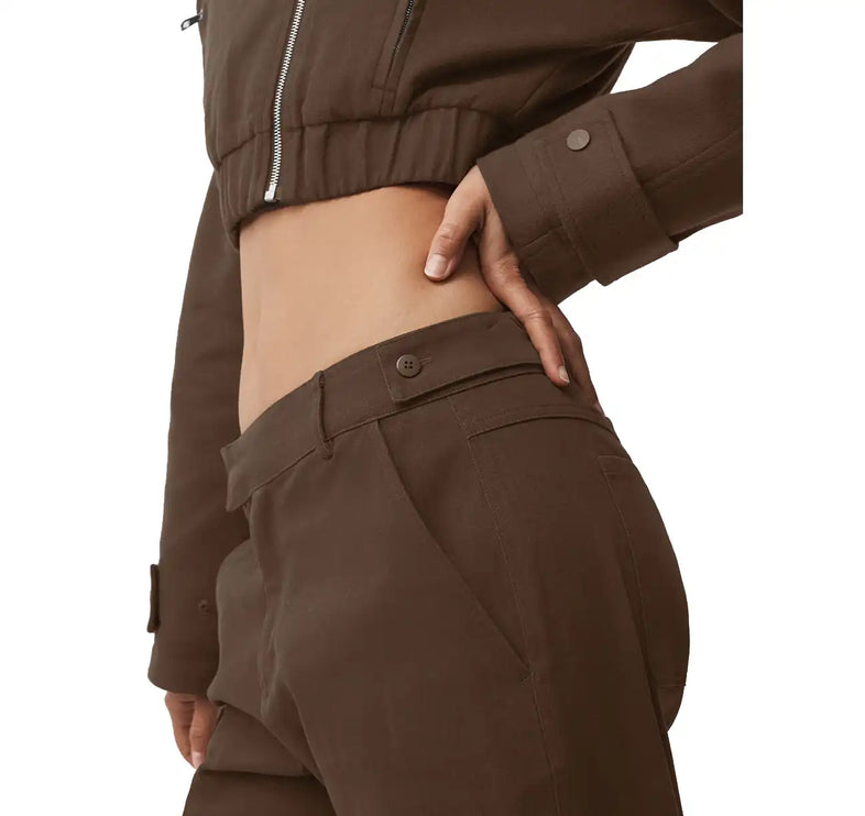 alo Women's High Road Straight Leg Pant Espresso