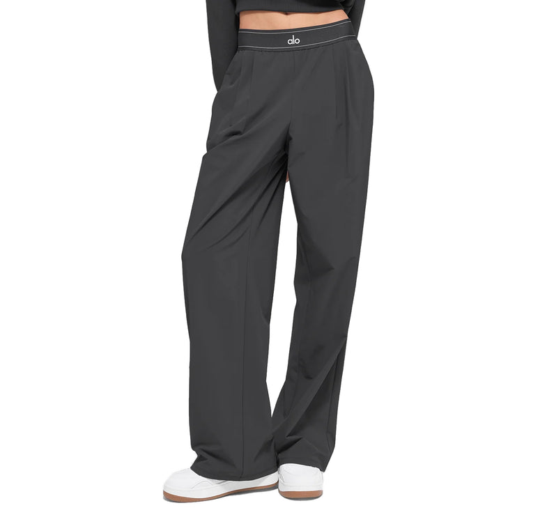 alo Women's Suit Up Trouser (Long) Anthracite