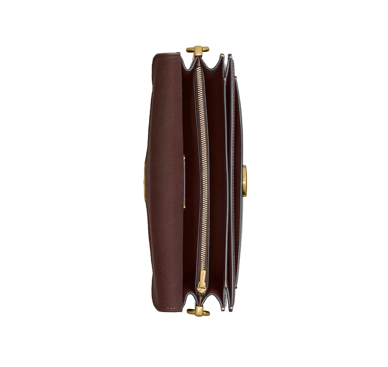 Coach Women's Tabby Shoulder Bag 26 In Signature Canvas Brass/Maple