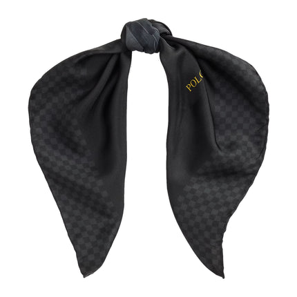 Polo Ralph Lauren Polo Bear Silk Square Scarf Black
