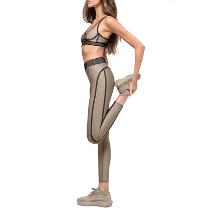 alo Women's Airlift High-Waist 7/8 Line Up Legging Gravel