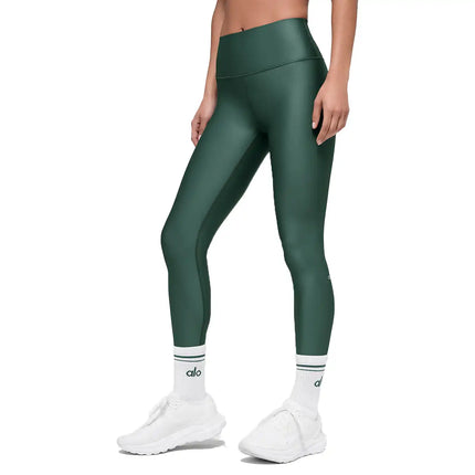 alo Women's 7/8 High-Waist Airlift Legging Clover Green