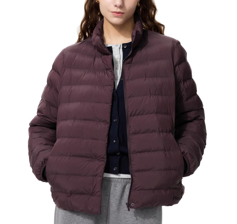 Uniqlo Women's PUFFTECH Jacket 19 Wine