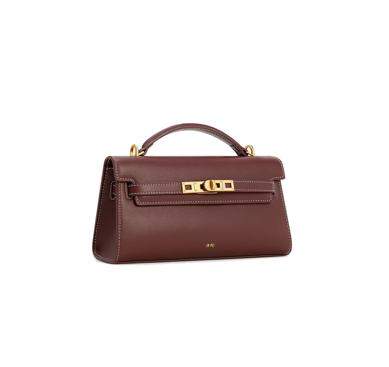 JW PEI Women's Noor Top Handle Bag Reddish Brown
