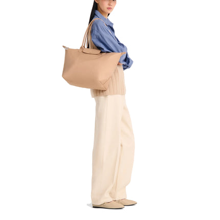 Longchamp Women's Le Pliage One L Tote Bag Beige