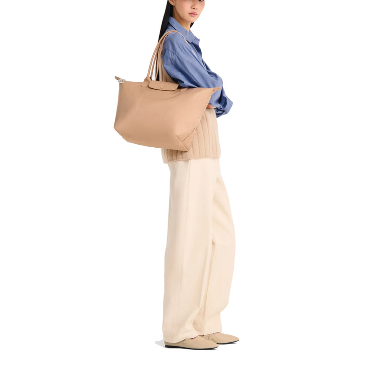 Longchamp Women's Le Pliage One L Tote Bag Beige