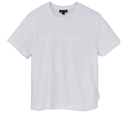 Marc Jacobs Women's The Logo Baby Tee White