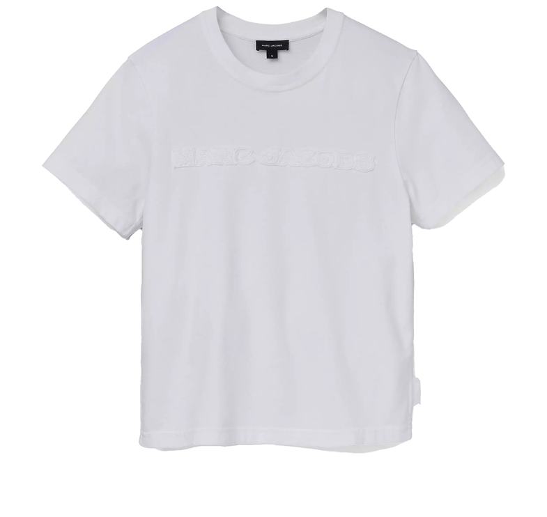 Marc Jacobs Women's The Logo Baby Tee White