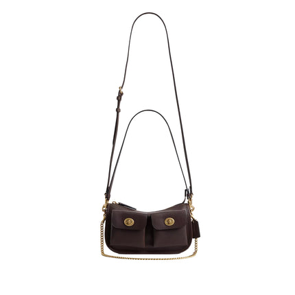 Coach Women's Twin Turnlock Waverly Bag Brass/Maple