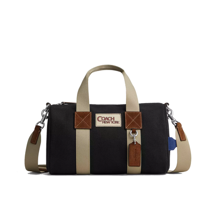 Coach Unisex Expedition Duffle Bag Silver/Black Multi